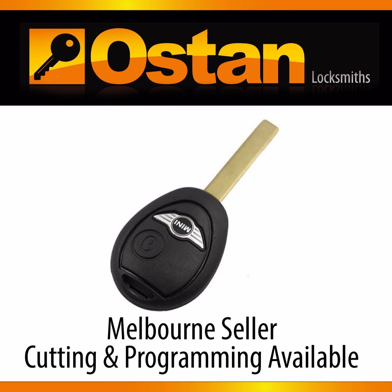 Estimate on a holiday thief GENUINE Complete Key & Remote (2 BUTTON) to suit BMW Mini Cooper – S, R50 &  R53 | Ostan